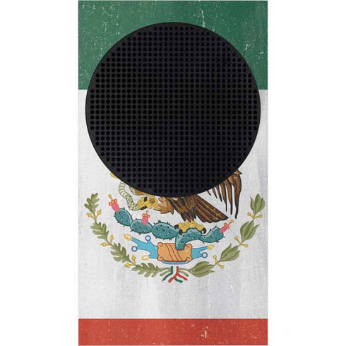 Mexico Flag Distressed Xbox Series S Skins
